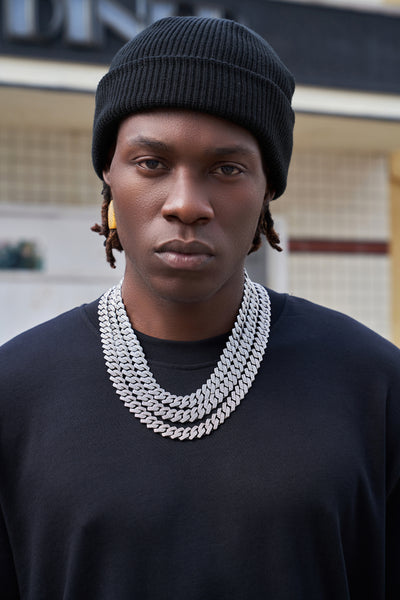 8mm Rhomboid Cuban Link