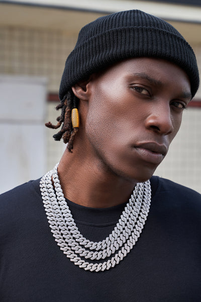 8mm Rhomboid Cuban Link