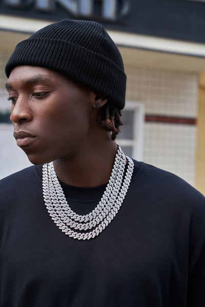 8mm Rhomboid Cuban Link