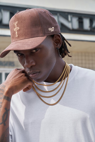 Smooth gold surface  Cuban chain