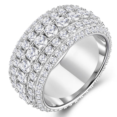 Moissanite Ring, 14k Gold