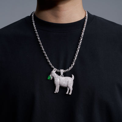 VVS Moissanite Goat Pendant