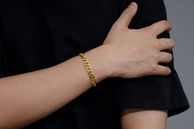 8mm Plain Cuban Bracelet