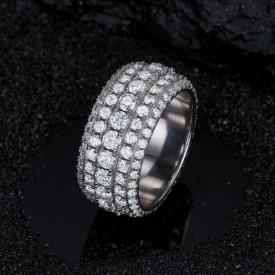 Moissanite Ring, 14k Gold